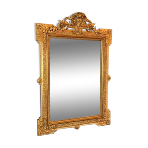 Miroir Doré En Bois