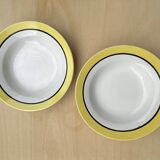 Digoin sarreguimenes soup plates