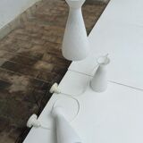 Set of 3 lamps suspended in glass by Louis Kalff for Philips