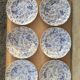 Table service - "Tapestry" - Johnston & Old man - burgundy ceramics