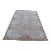 Vintage Turkish Oushak rug 193x266 cm