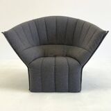 Moel armchair in dark gray from Ligne Roset by Inga Sempé