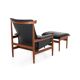 Bwana Lounge Chair and ottoman by Finn Juhl for France & Son, Denmark, 1960s
