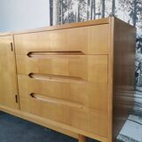 Sideboard in blond wood, 1970