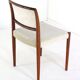 Set of 4 Niels O Möller model 80 chairs