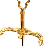 Solid brass fireplace servant 3 accessories