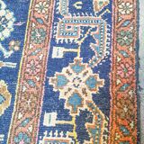 Tapis d'orient fait main vintage persan ancien Melayer 216 X 130