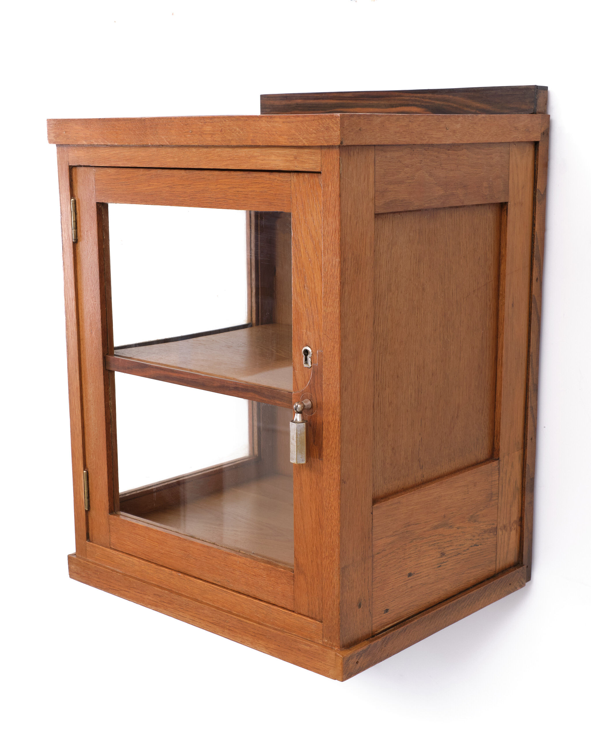 Oak art deco hanging cabinets 1930s