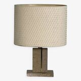 Vintage marble and brass lamp