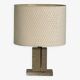Vintage marble and brass lamp