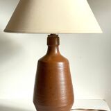 Vintage glazed stoneware lamp from Portugal.