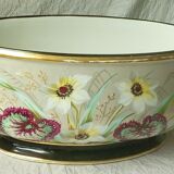 Porcelain gardener of paris period Napoleon III late 19 th floral decoration