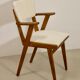 Scandinavian wooden chair 1950