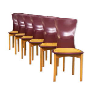 6 chaises de salle à