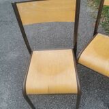 6 chaises vintage Mullca