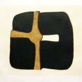 Marca-relli conrad, composition 1, 1977. original etching and aquatint