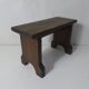 old small wooden bench step