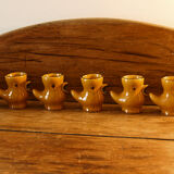 Set of 6 chicken cockerels