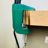Snake lamp fixing vice 80s green