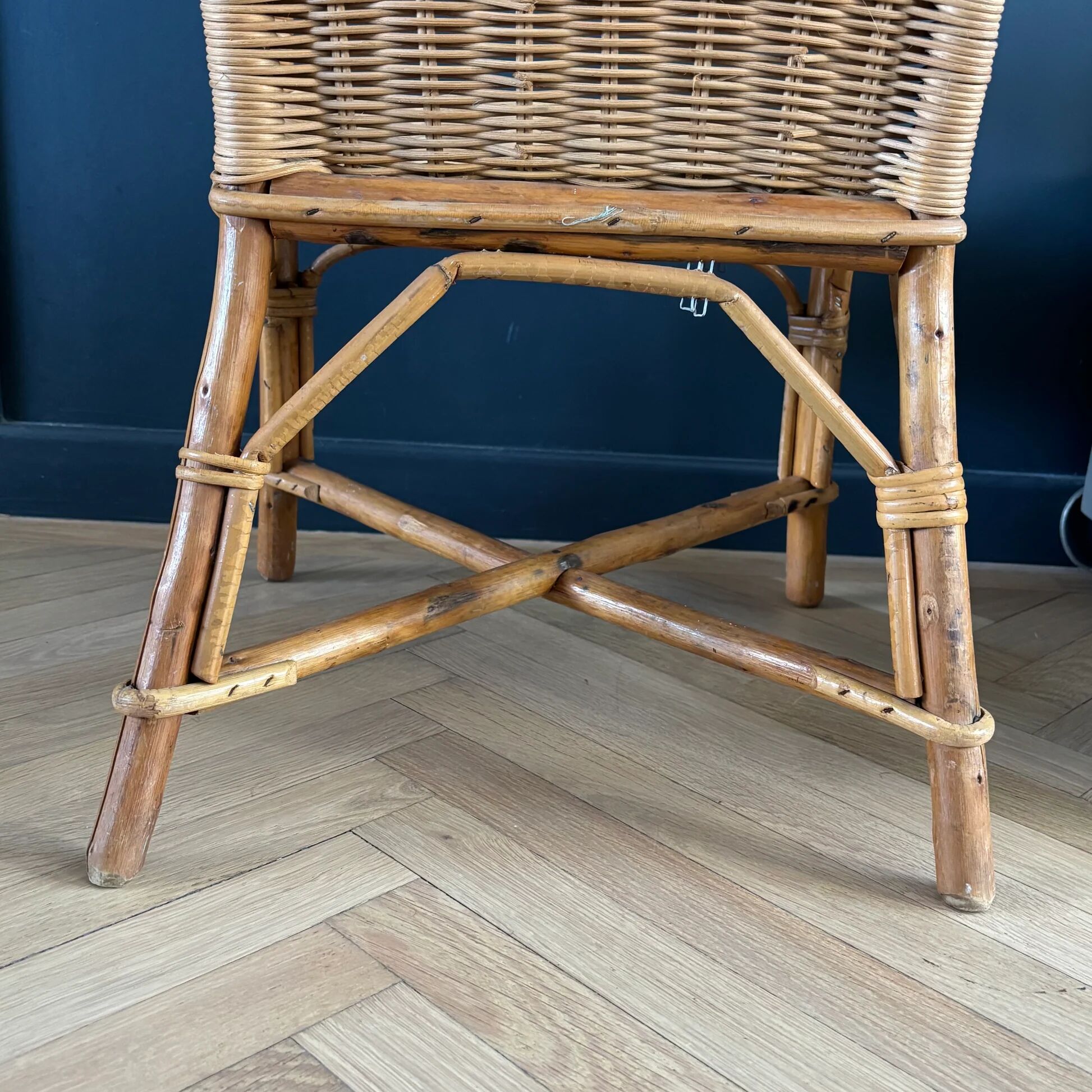 Fauteuil chaise enfant en rotin - Ref 1326