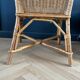Fauteuil chaise enfant en rotin - Ref 1326