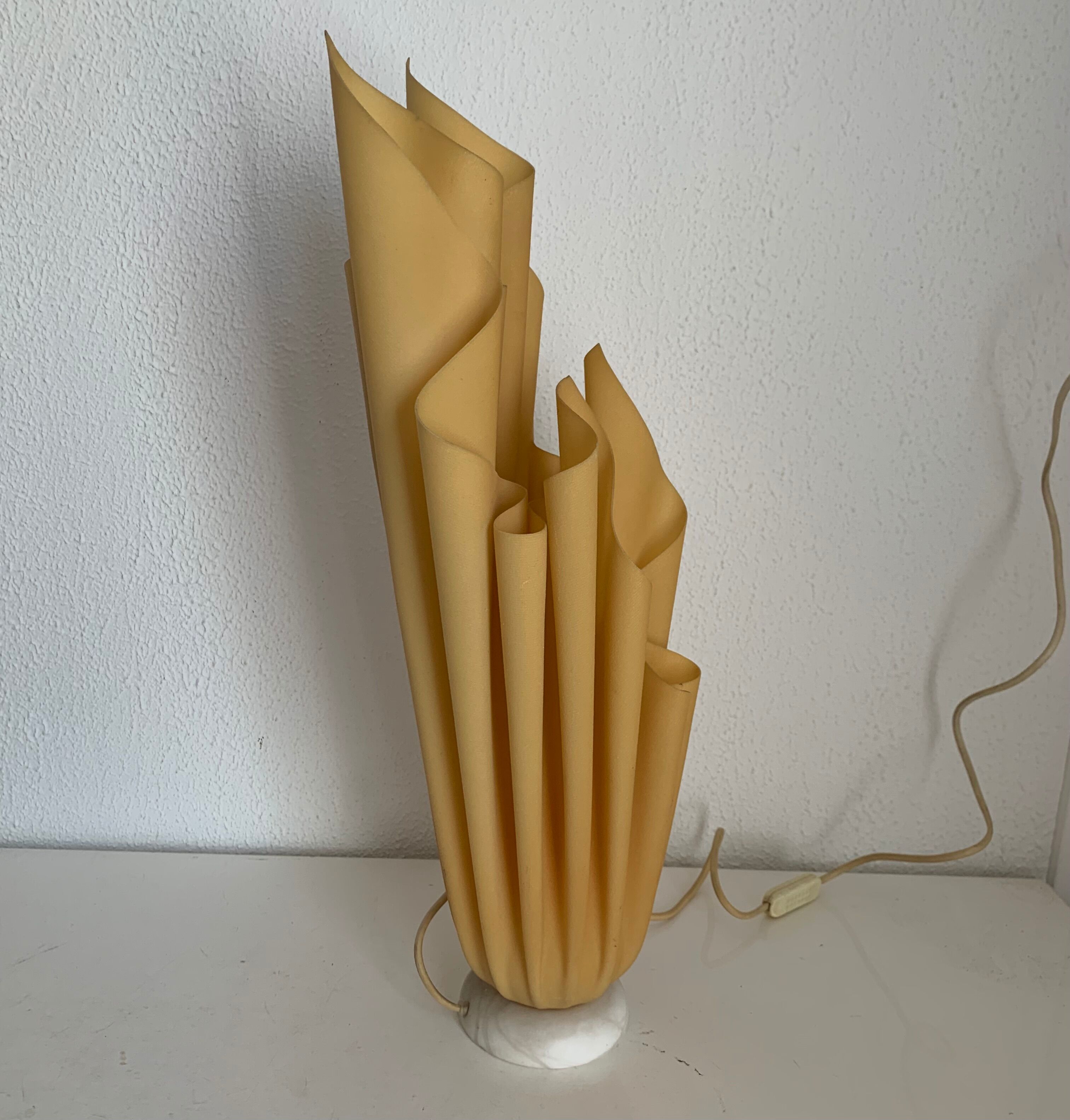 Vintage 1970s table lamp Athéna Georgia Jacob - 56 cm