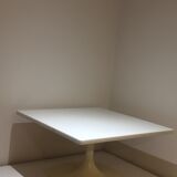 Coffee table tulip feet Stamp Nurieux, France, year 1970