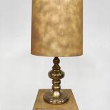 Vintage brass Hollywood Regency table lamp 1960
