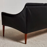 Canapé 3 places Hans Olsen modele 800/3 Cuir noir