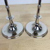 Pair of silver candlesticks from the 60s