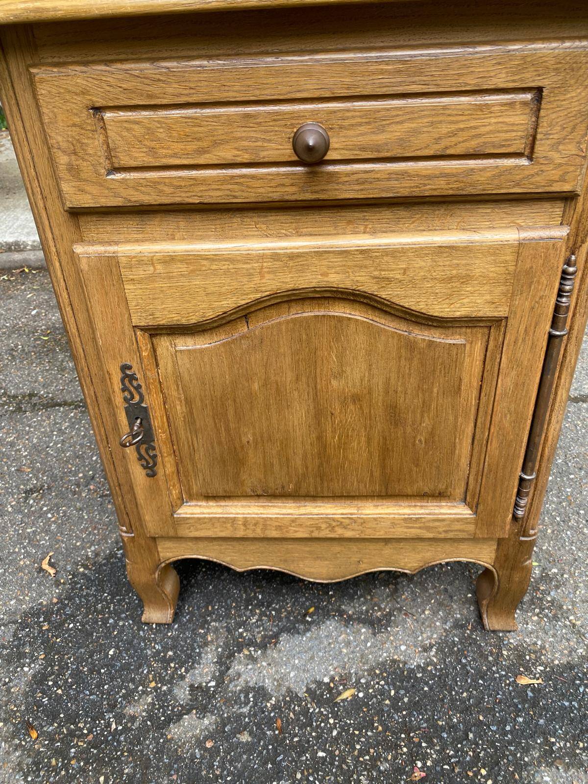 Louis Philippe confiturier in light oak from the 1970s.