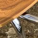 Mismatched formica chairs and stool 1960