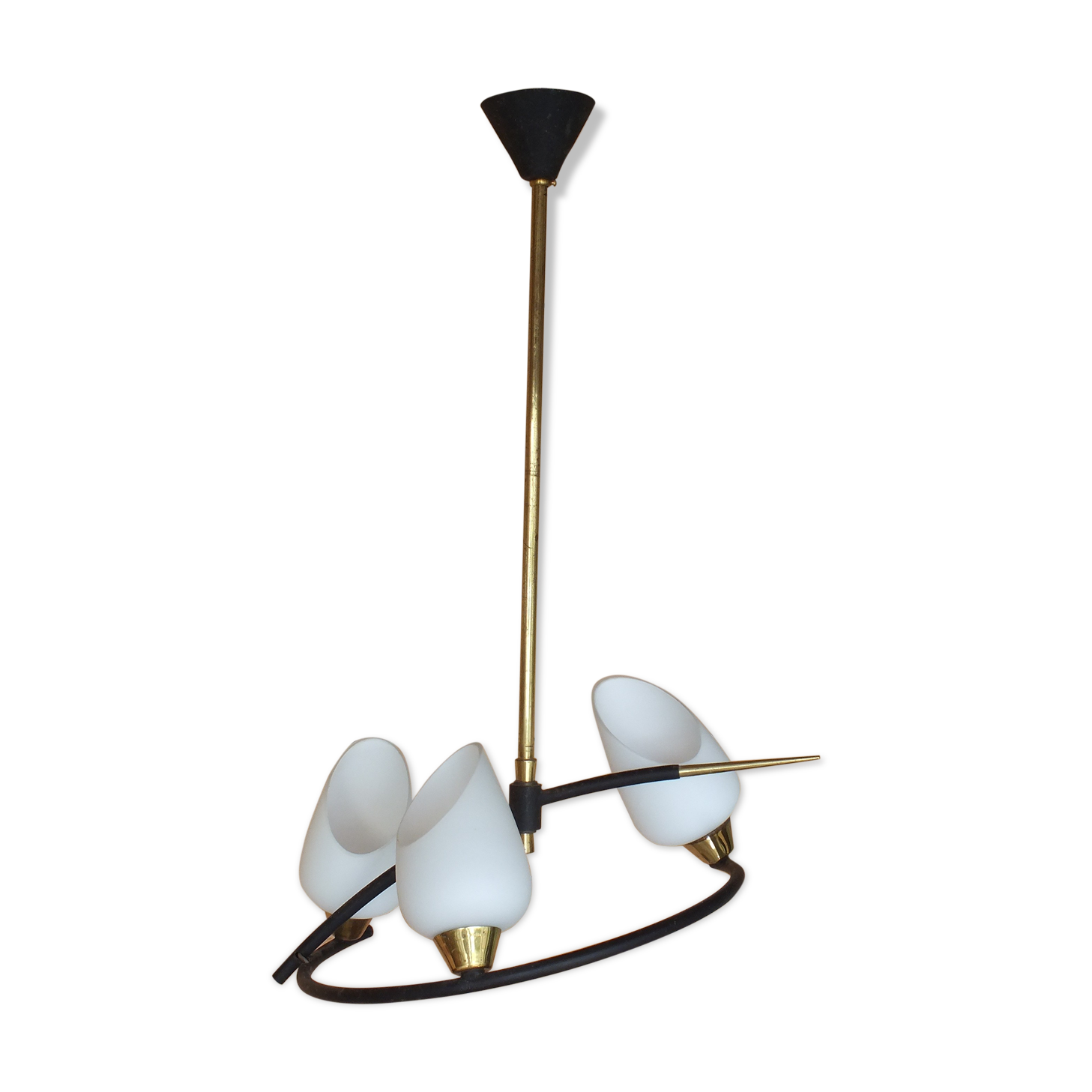 Arlus chandelier with 3 arms of light