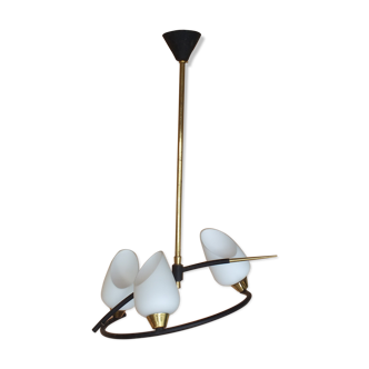 Arlus chandelier with 3 arms of light