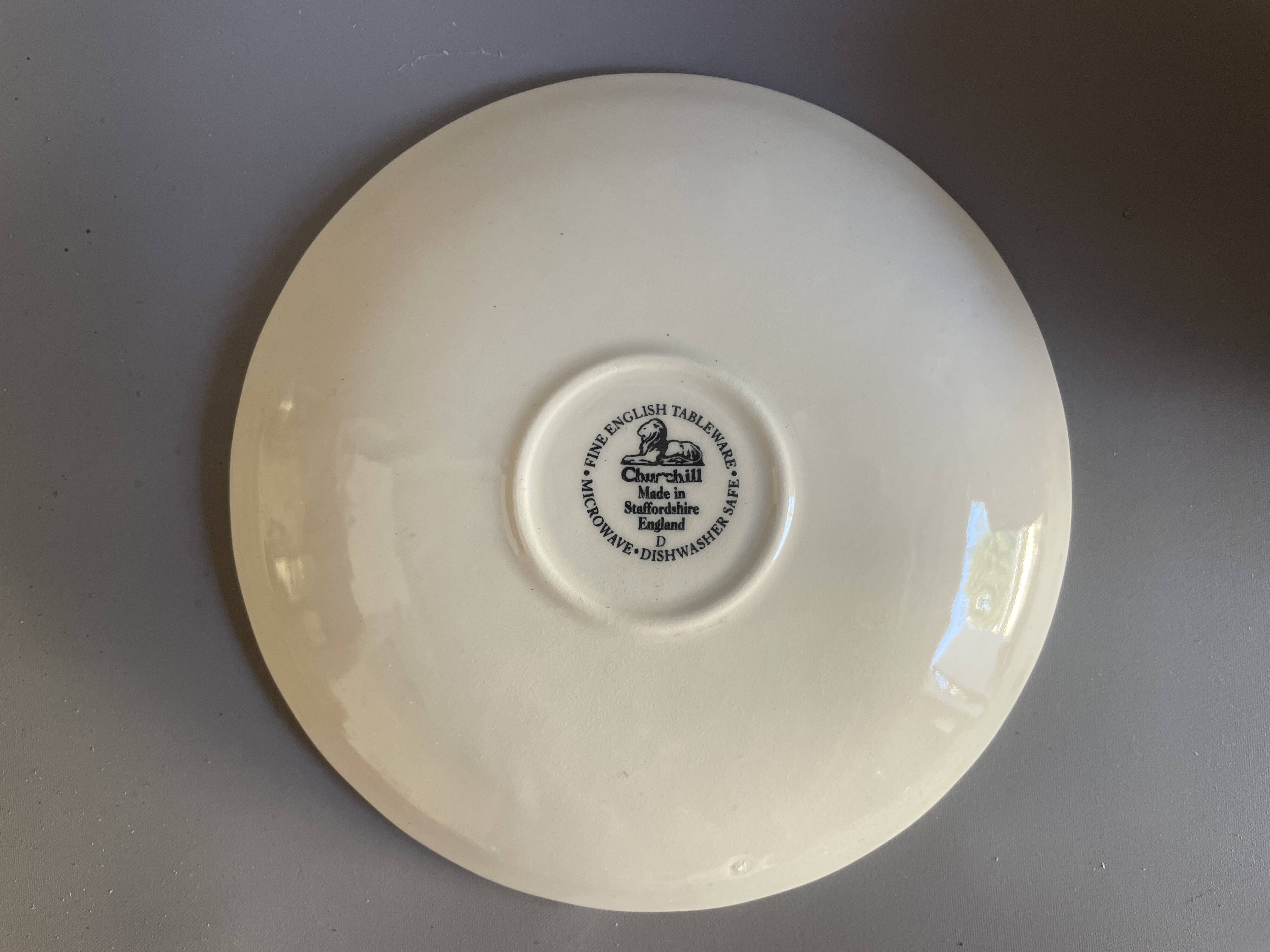 Churchill Staffordshire English Bone China Cup and Saucer