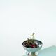 Set of 6 small stainless steel bowls, Basses, Design 1970, 9 x 5 cm
