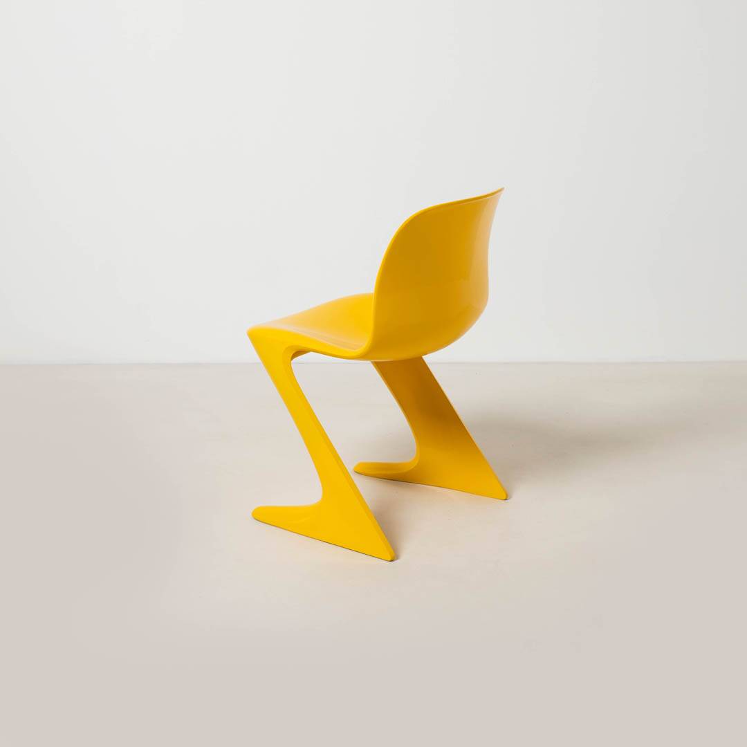 Set of 4 iconic Z-stuhl chairs designed by Ernst Moeckl, Germany 1968