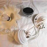 Old pulley hanging lamp