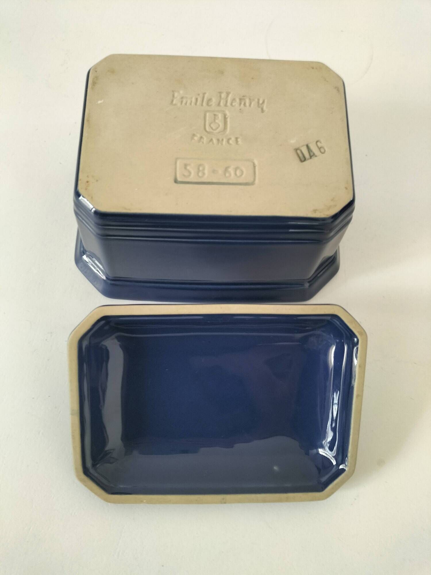 Emile Henry Blue Terrine model 58-60