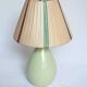 Lampe céramique vert amande
