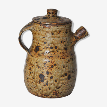 Gustave Tiffoche stoneware pitcher