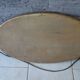 large old oval golden mirror 84x51cm