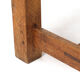 Vintage Mid-Century Brutalist Rustic Oak Dining Table