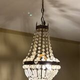 lustre plafonnier à pampilles
