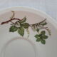 Vintage vine leaf pattern plates