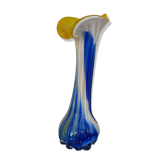 Vase en verre soufflé Murano Calla Lily années 60-70
