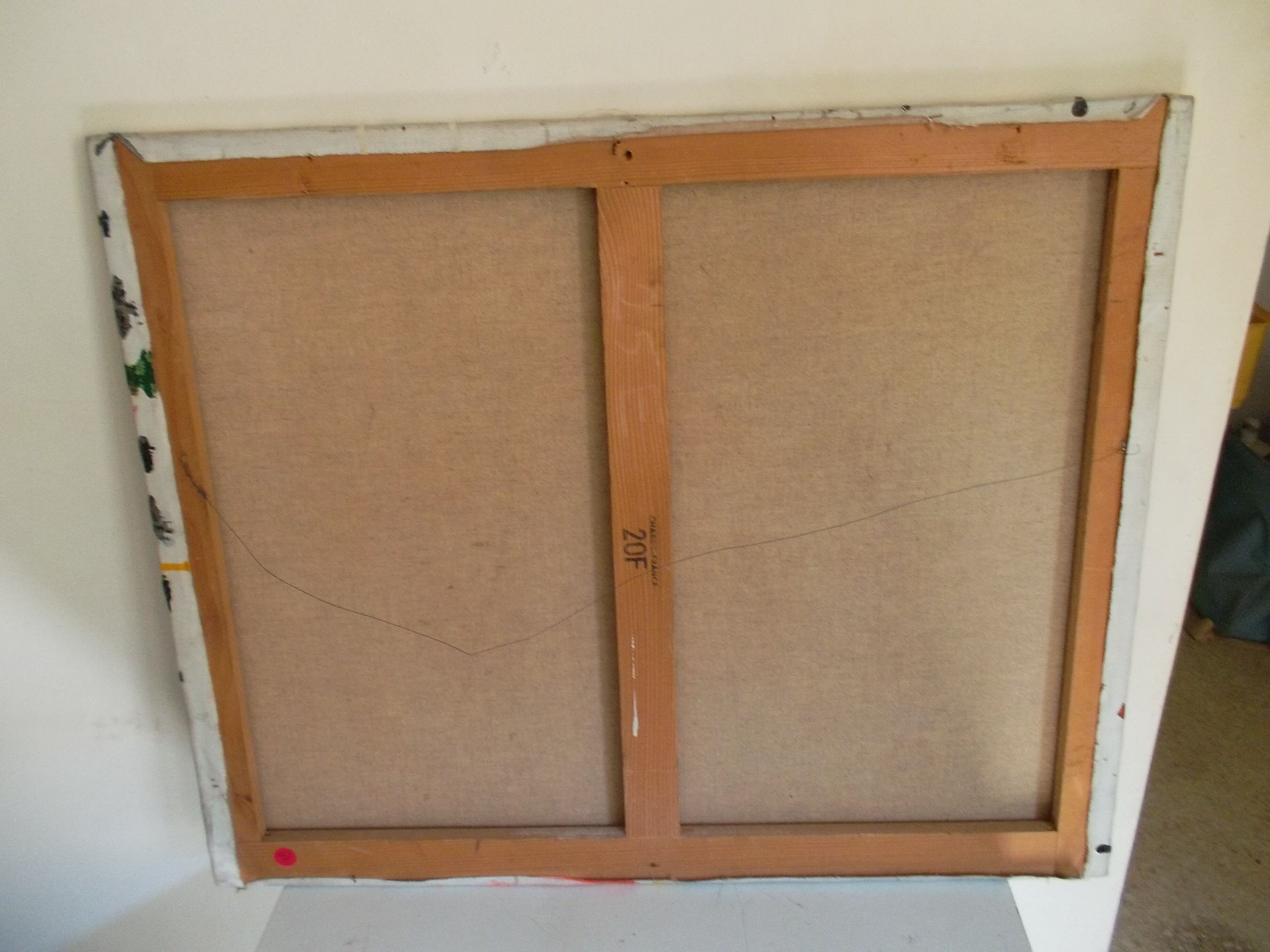 Vintage painting sign Calvo