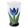 Blue Tulip Flower Water Tumbler Kosta Boda by Ulrica Hydman Vallien. Sweden