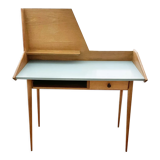 Scandinavian blue desk