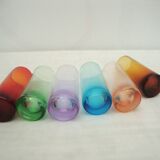 Suite of 6 alcohol glasses
